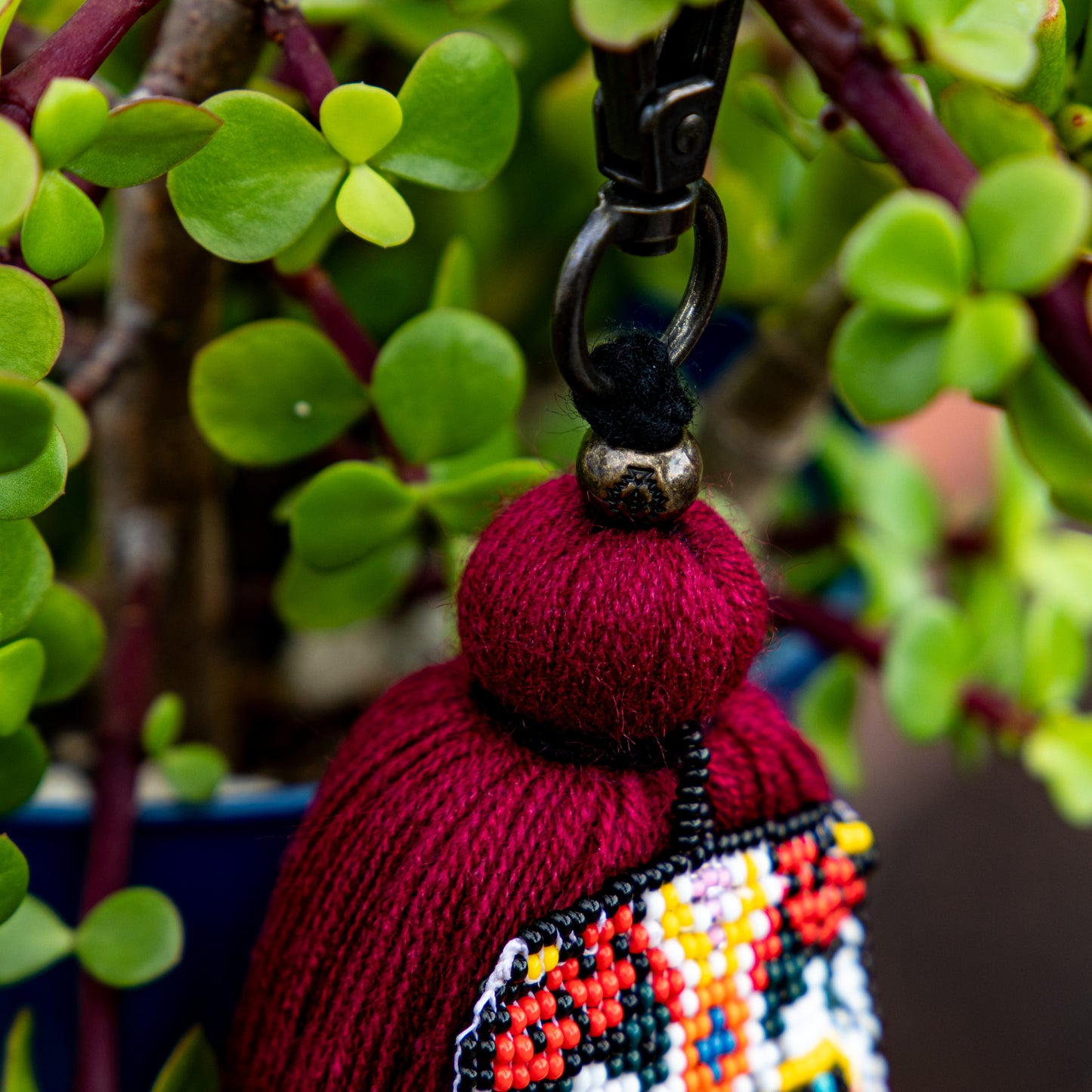 CLASSIC TASSEL - BEADED SKULL