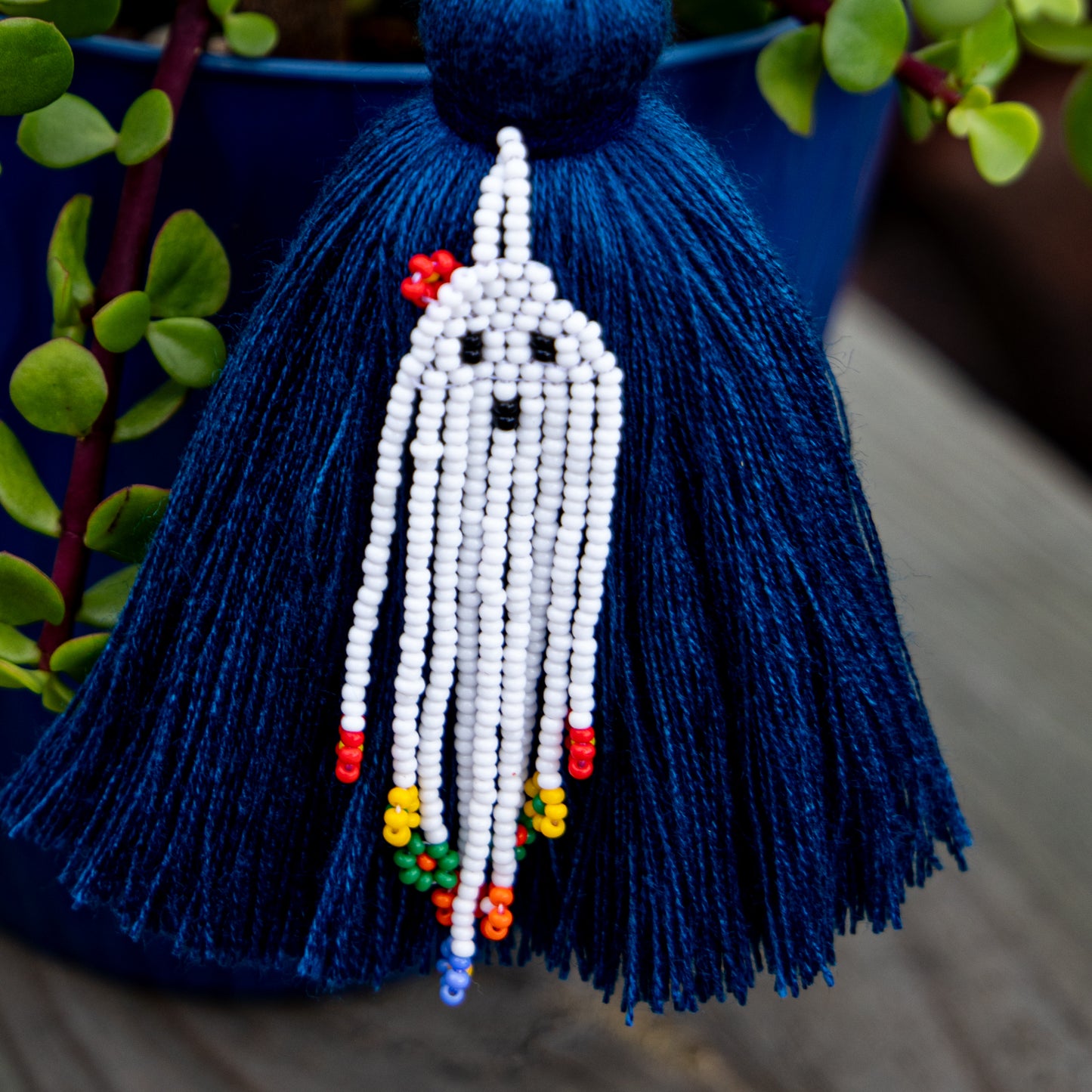 CLASSIC TASSEL - BEADED GHOST