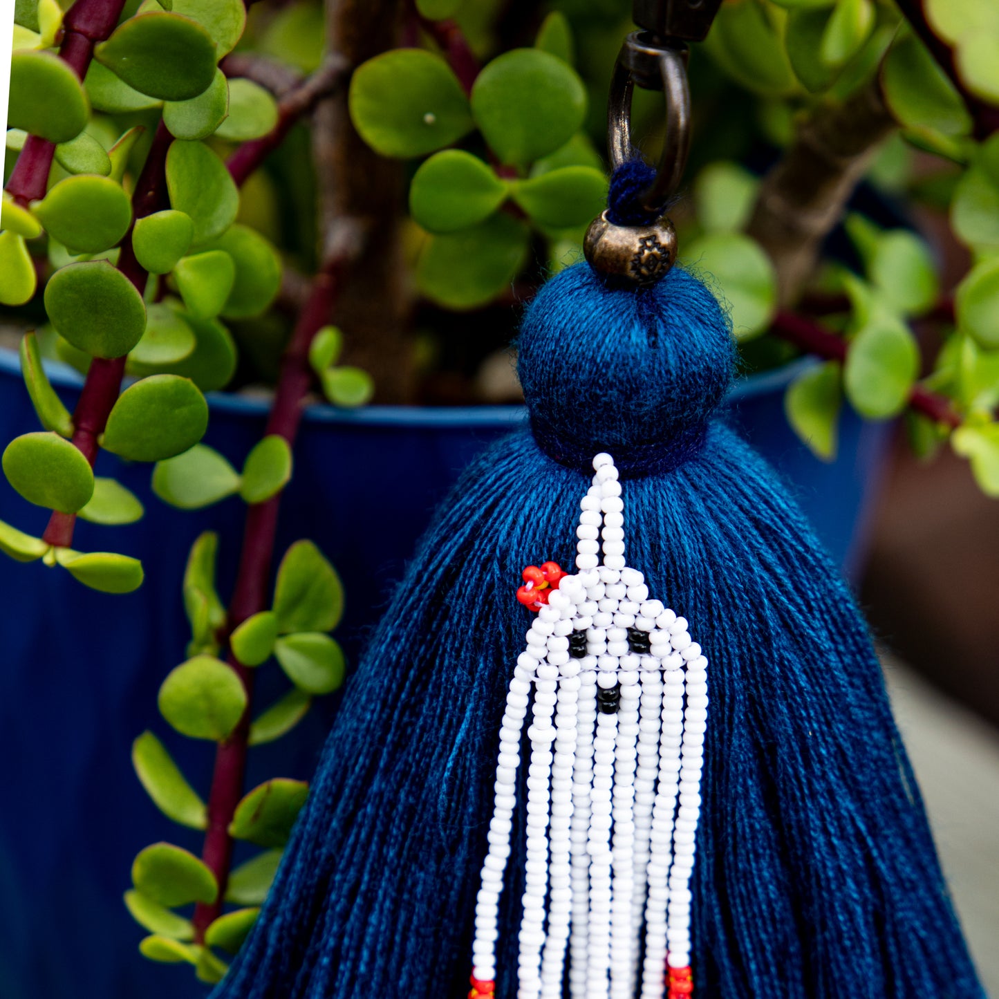 CLASSIC TASSEL - BEADED GHOST