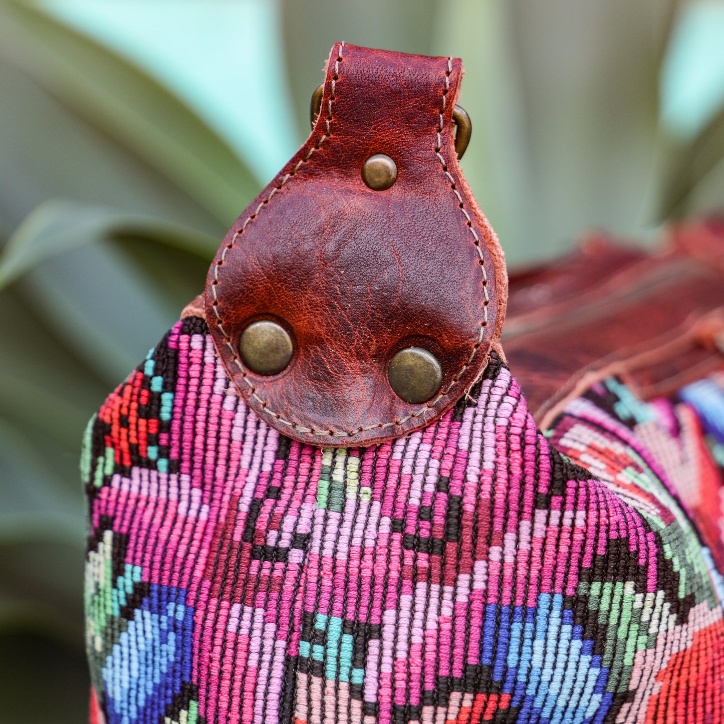 BEATRIZ CDB + DIAMANTE STRAP - OOAK HUIPIL - COPPER - NO. 19359