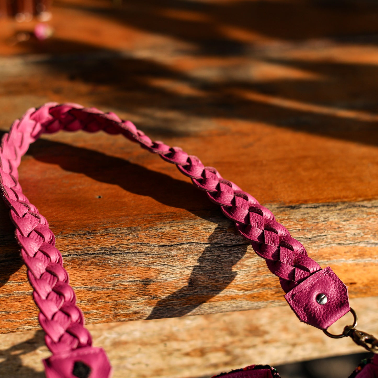 DRAWSTRING BUCKET BAG - OOAK HUIPIL - BABY RHINO - NO. 19078