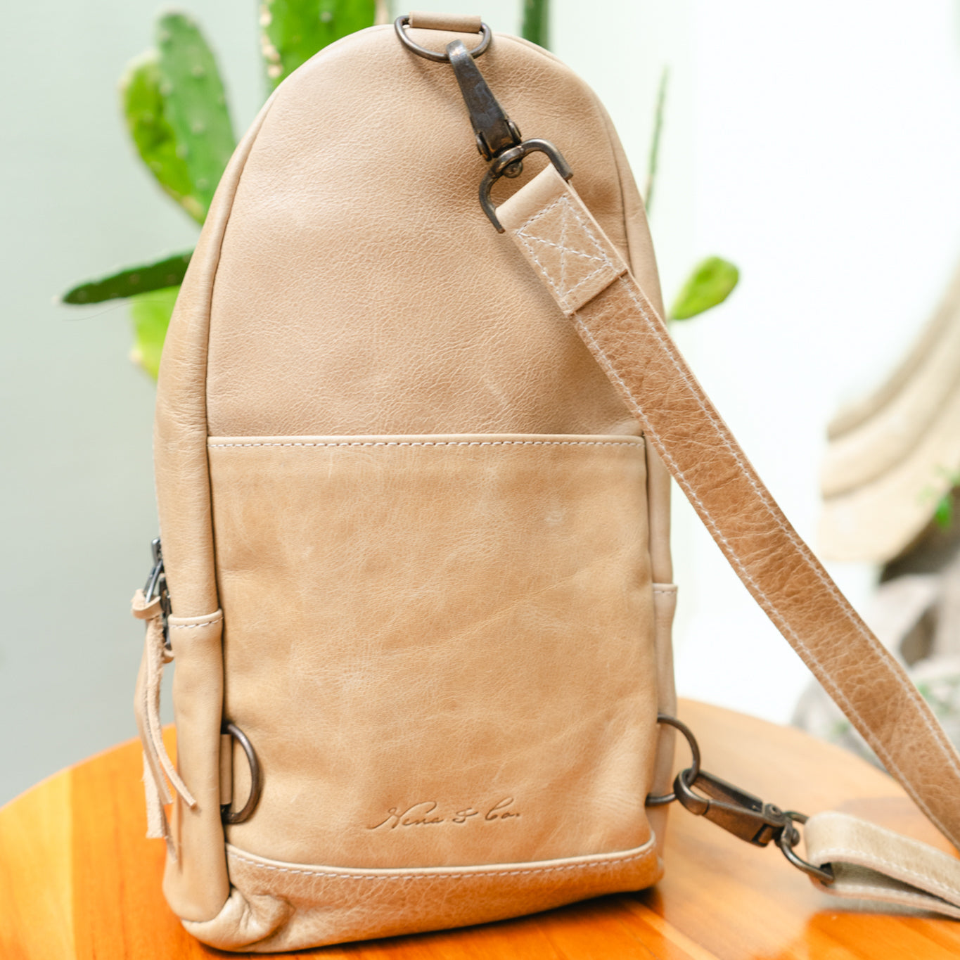 CROSSBODY SLING 2.0 - OOAK - CAMEL - NO. 13020