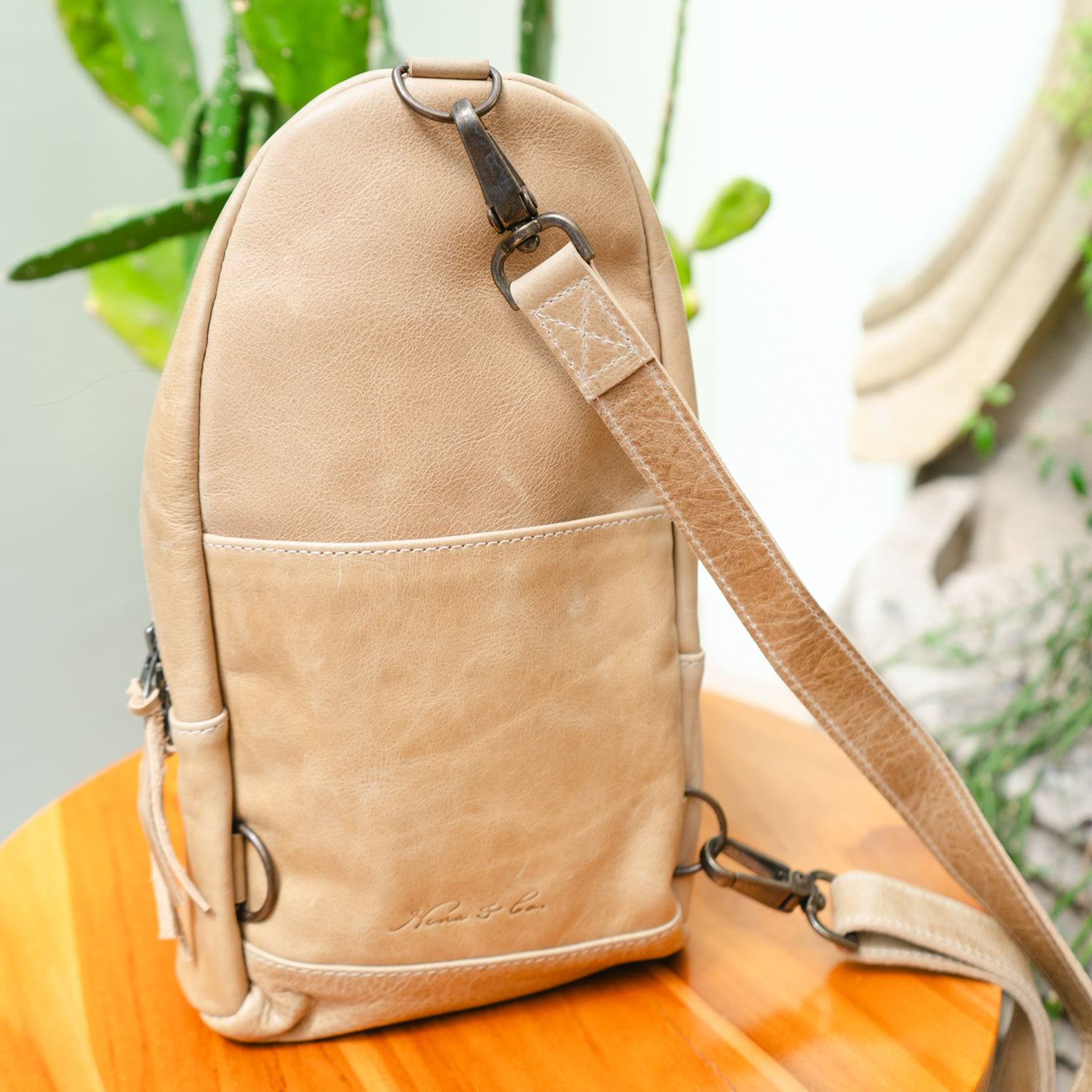 CROSSBODY SLING 2.0 - OOAK - CAMEL - NO. 13020