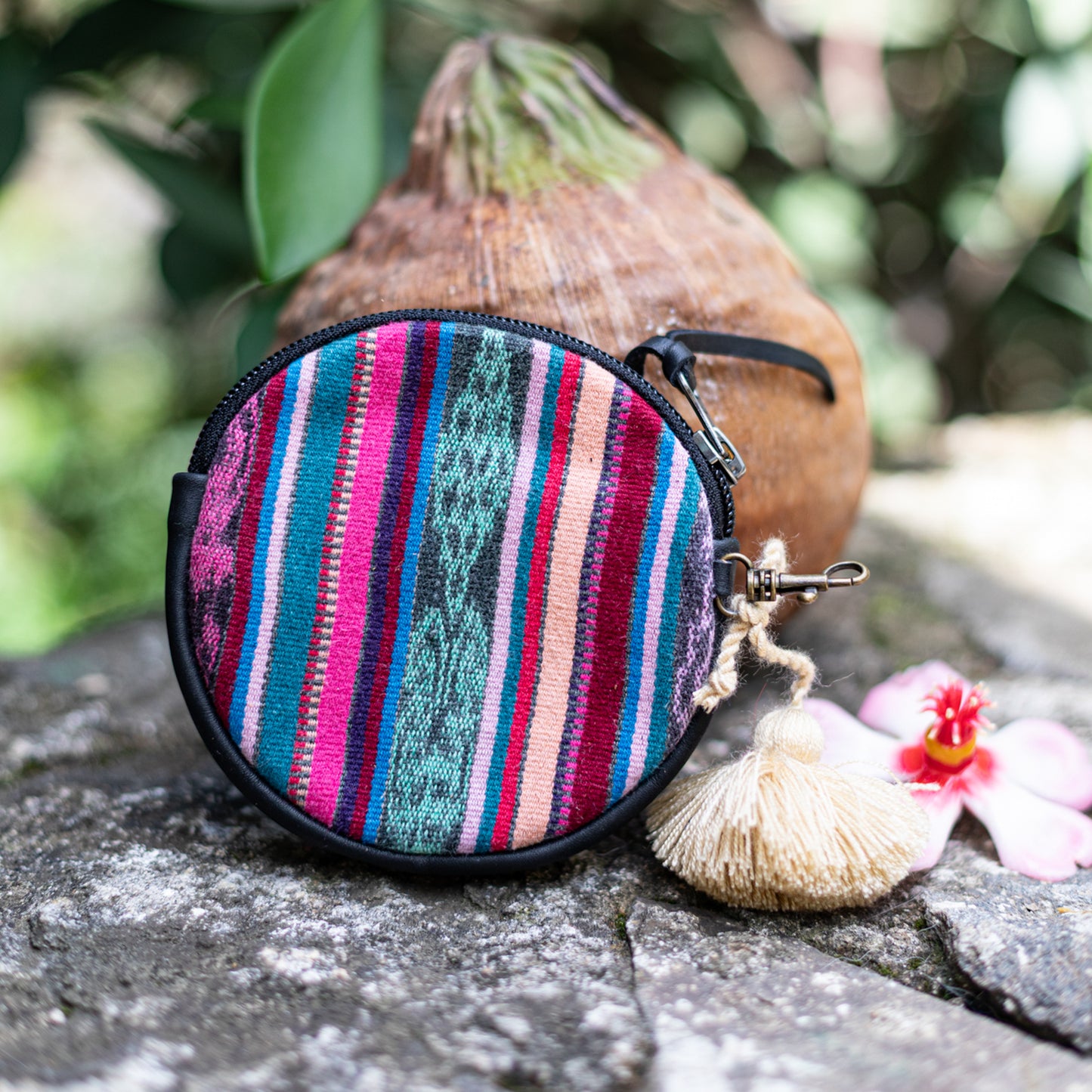 CIRCLE COIN PURSE - CORTE - BLACK - NO. 17561
