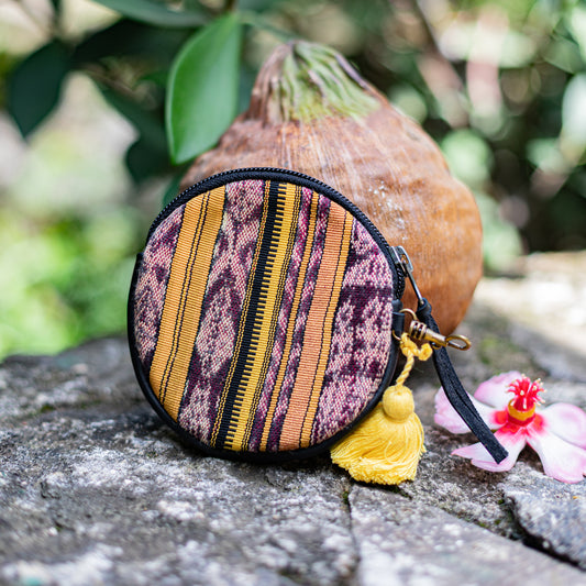 CIRCLE COIN PURSE - CORTE - BLACK - NO. 17557