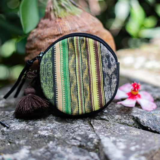 CIRCLE COIN PURSE - CORTE - BLACK - NO. 17564