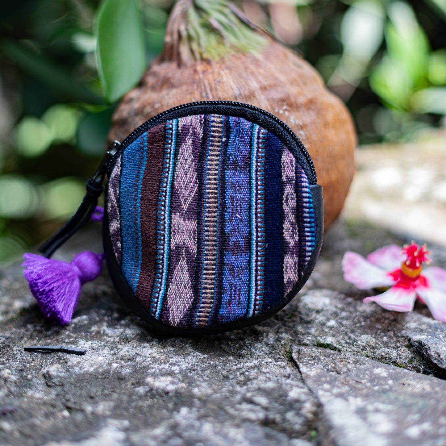 CIRCLE COIN PURSE - CORTE - BLACK - NO. 17563
