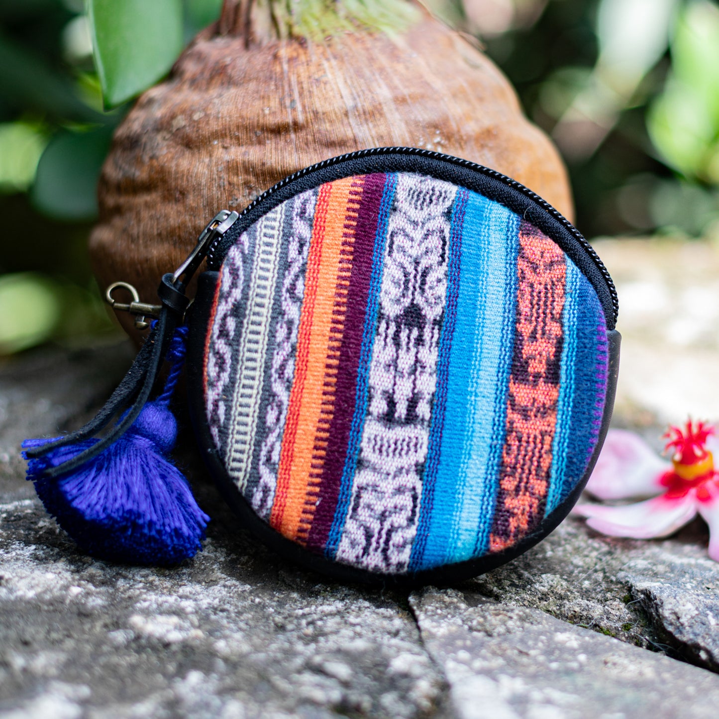 CIRCLE COIN PURSE - CORTE - BLACK - NO. 17560