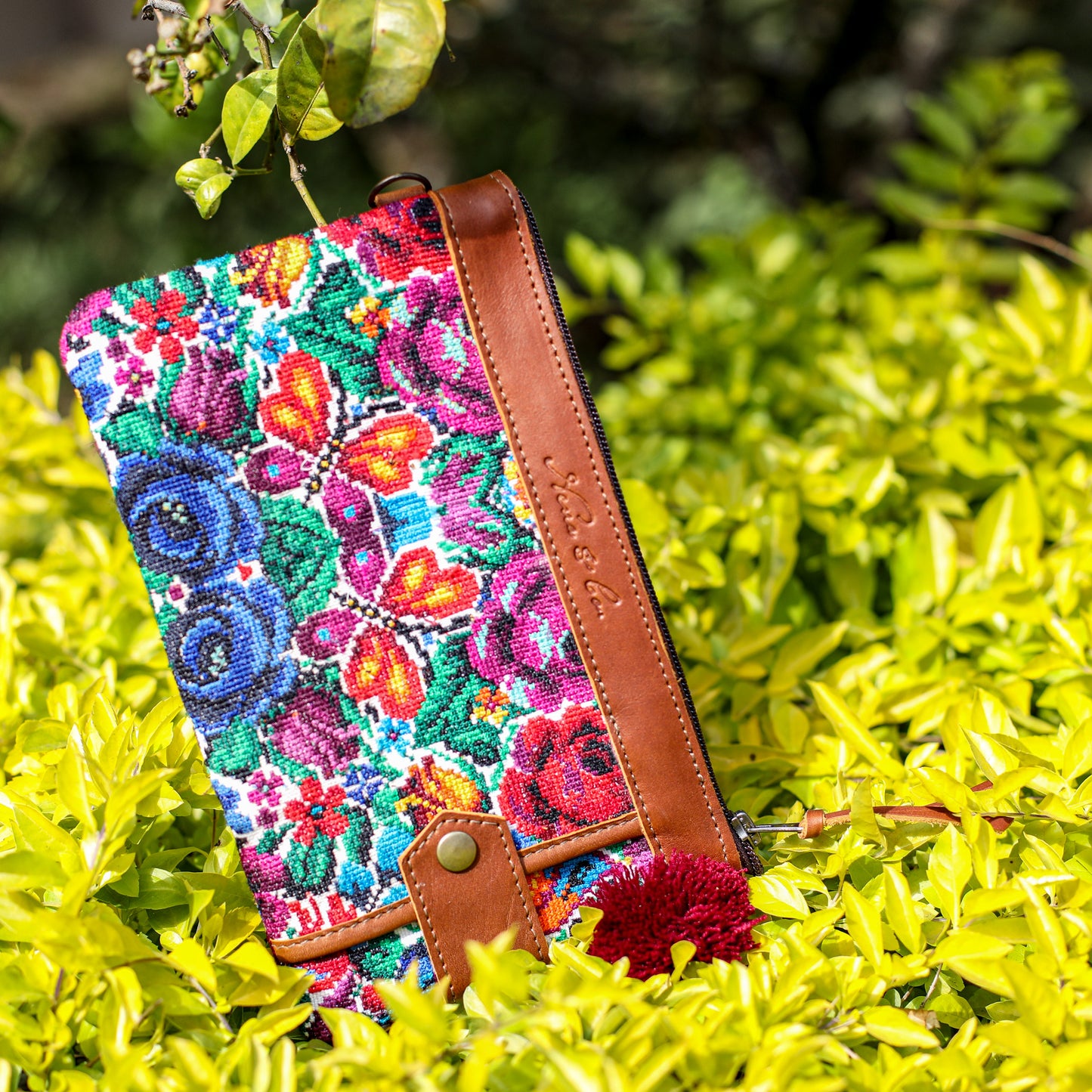 EVERYTHING CLUTCH - OOAK HUIPIL - CAFE - NO. 19179