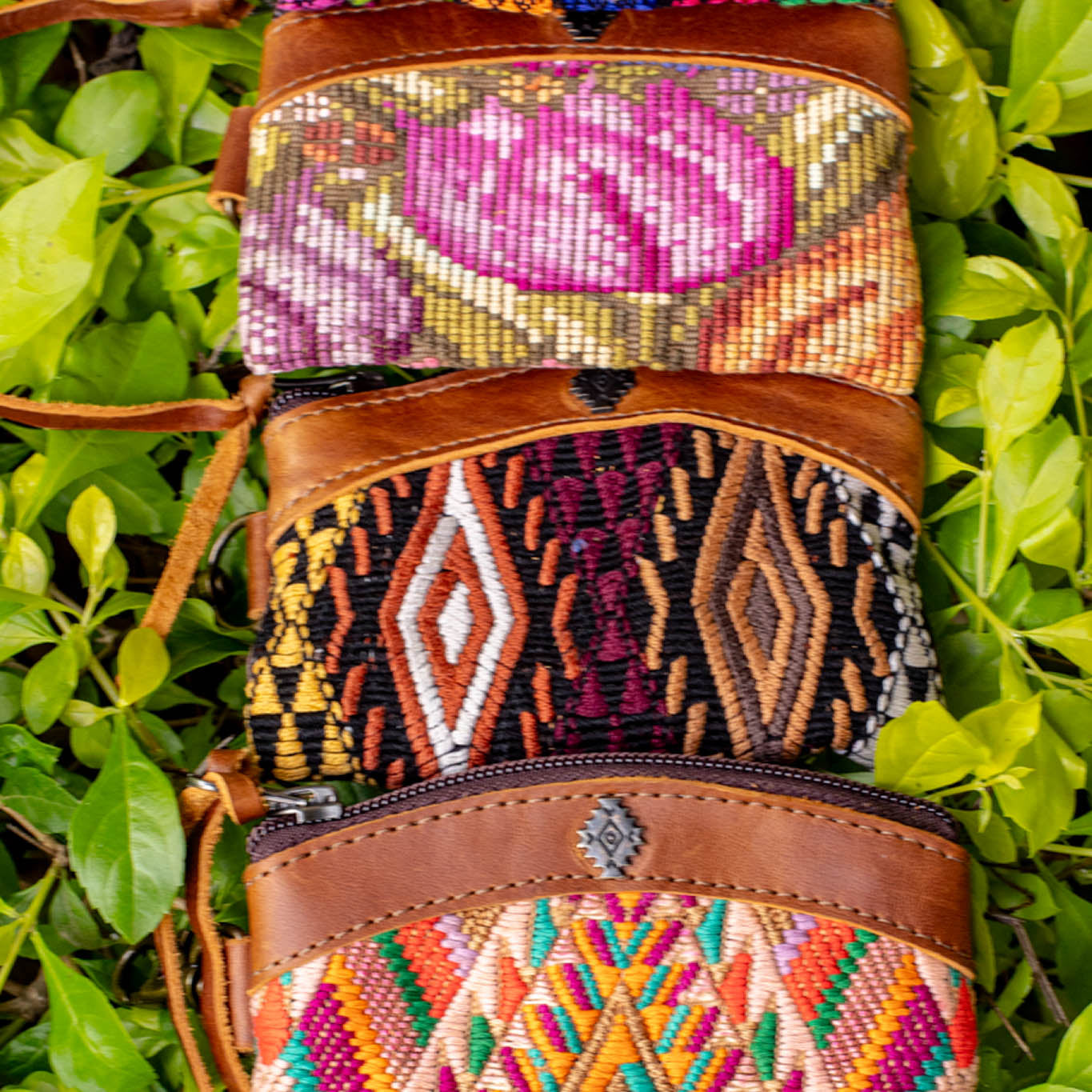 COIN PURSE - OOAK HUIPIL - CAFE - NO. 16939