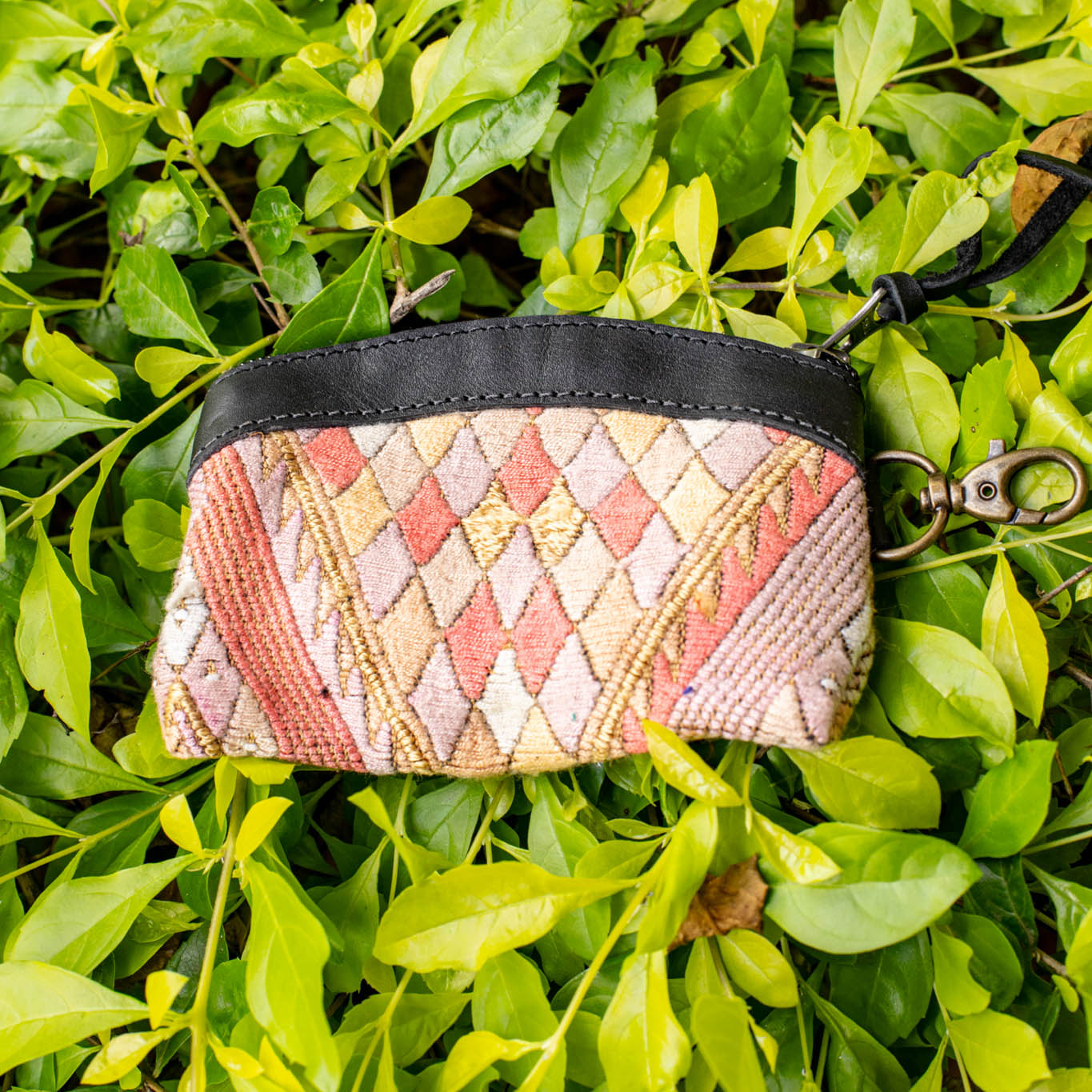 COIN PURSE - OOAK HUIPIL - BLACK - NO. 16925