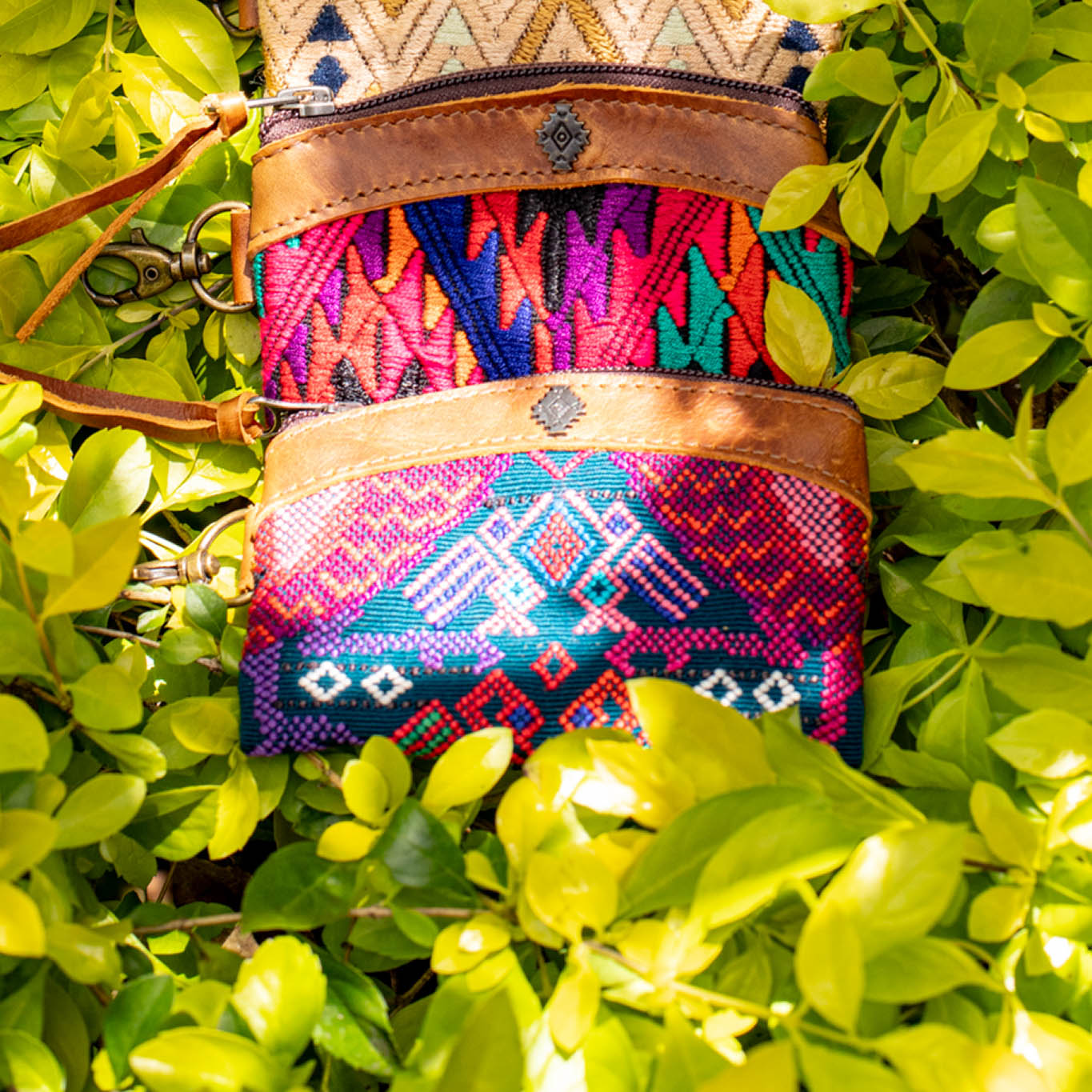 COIN PURSE - OOAK HUIPIL - CAFE - NO. 16948