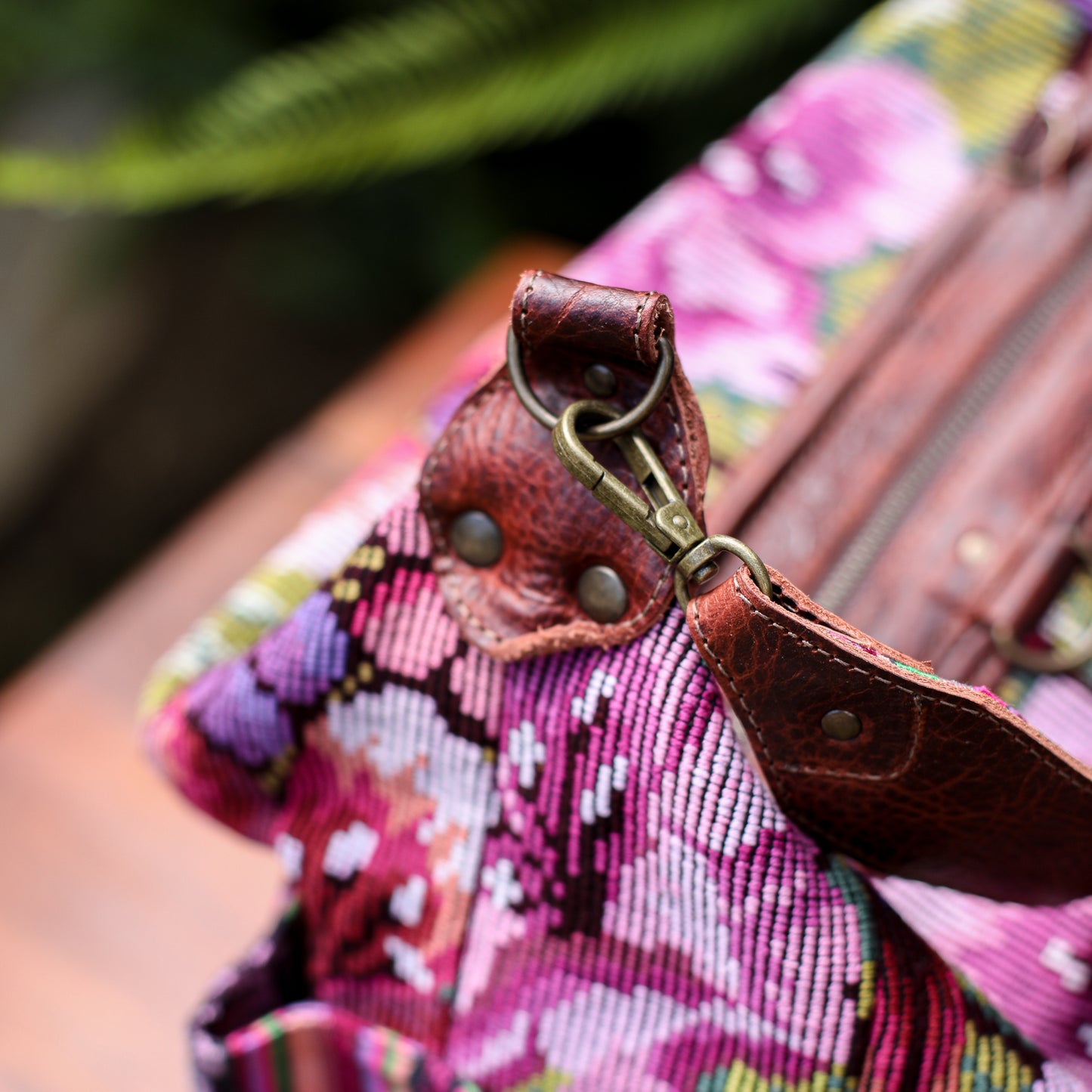 BEATRIZ CDB + DIAMANTE STRAP - OOAK HUIPIL - COPPER - NO. 200195