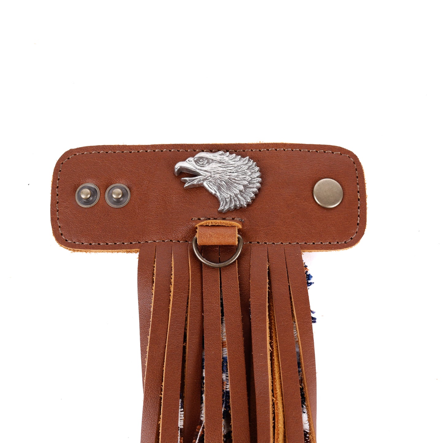 LAYERED TASSEL SET - EAGLE HEAD - CAFE