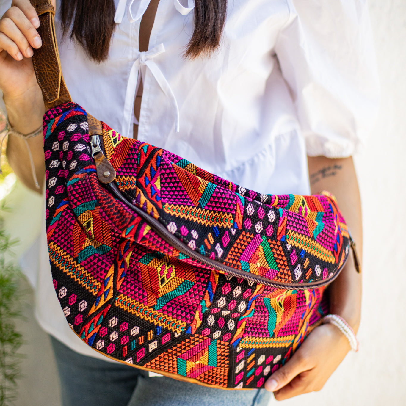 ETHAN BAG - OOAK HUIPIL - WRANGLER - NO. 18123