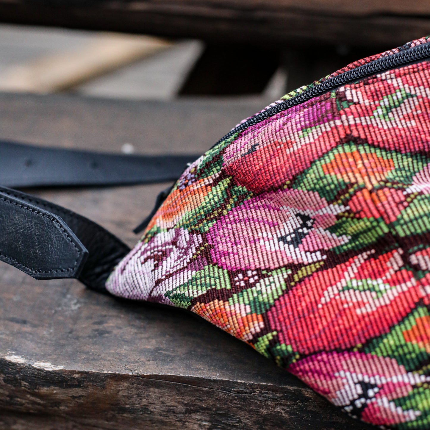 ETHAN BAG - OOAK HUIPIL - BLACK - NO. 200502
