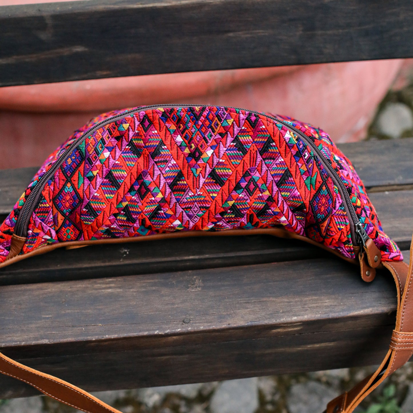 ETHAN BAG - OOAK HUIPIL - CAFE - NO. 200495