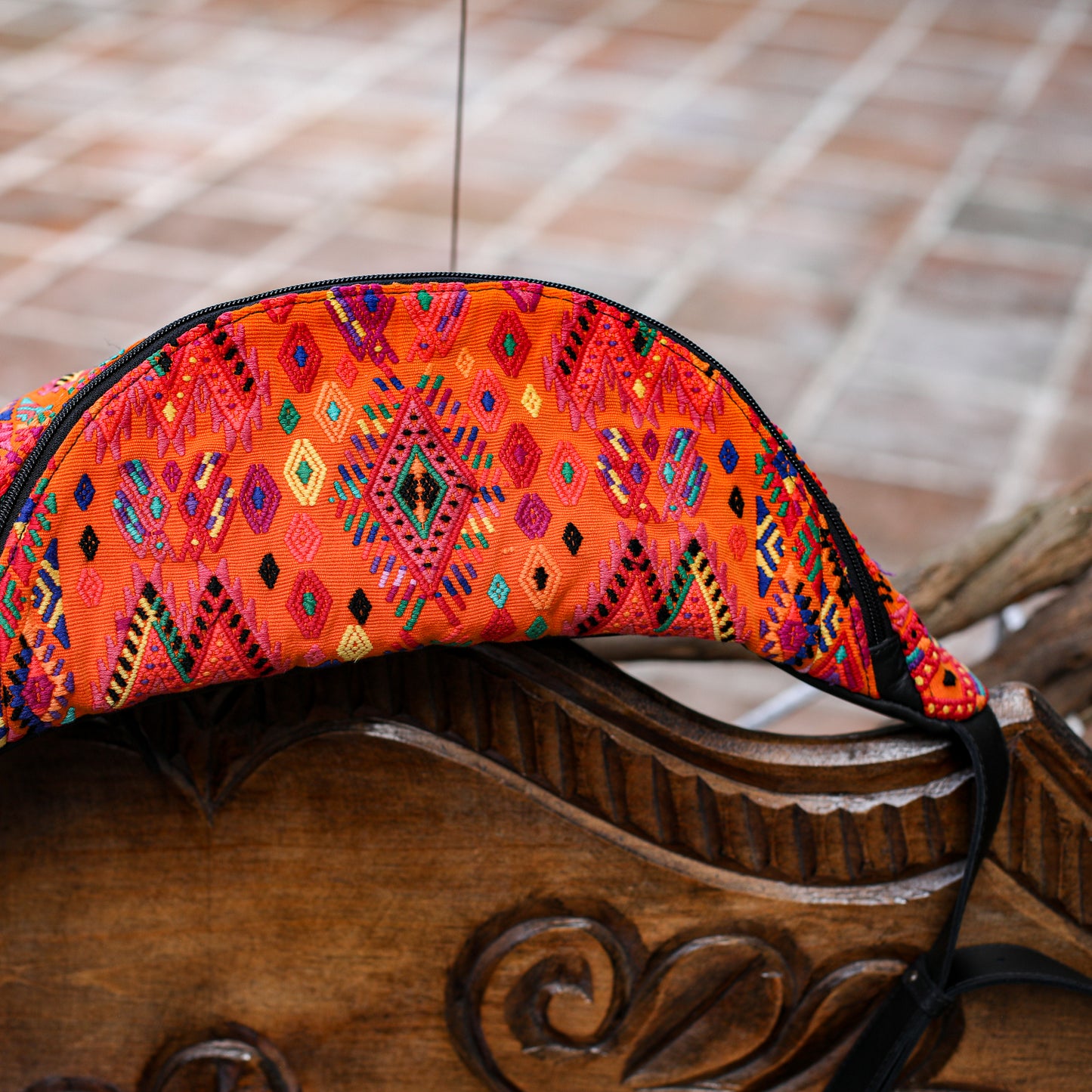 ETHAN BAG - OOAK HUIPIL - BLACK - NO. 200497