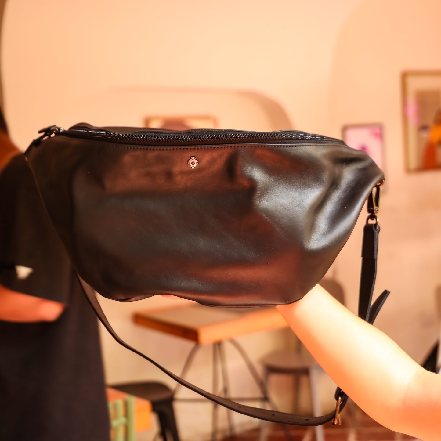 ETHAN BAG 2.0 - FULL LEATHER - BLACK