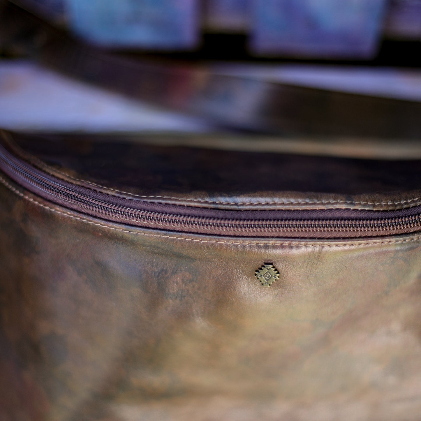 ETHAN BAG - FULL LEATHER - VINTAGE ROSE