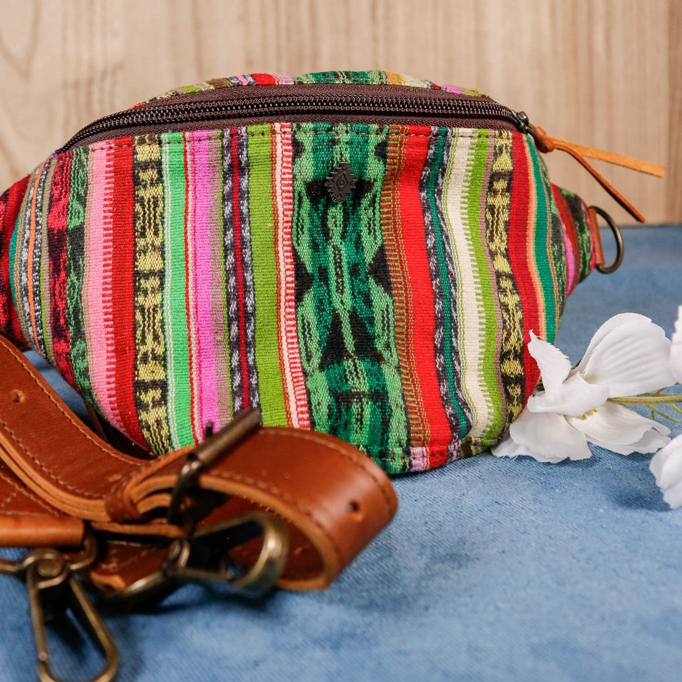 FANCY POUCH - VINTAGE CORTE - CAFE - NO. 16327