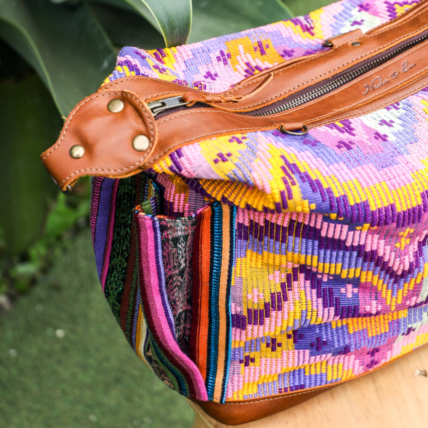 BEATRIZ CDB + DIAMANTE STRAP - H&S MOONS - CAFE - NO. 19383