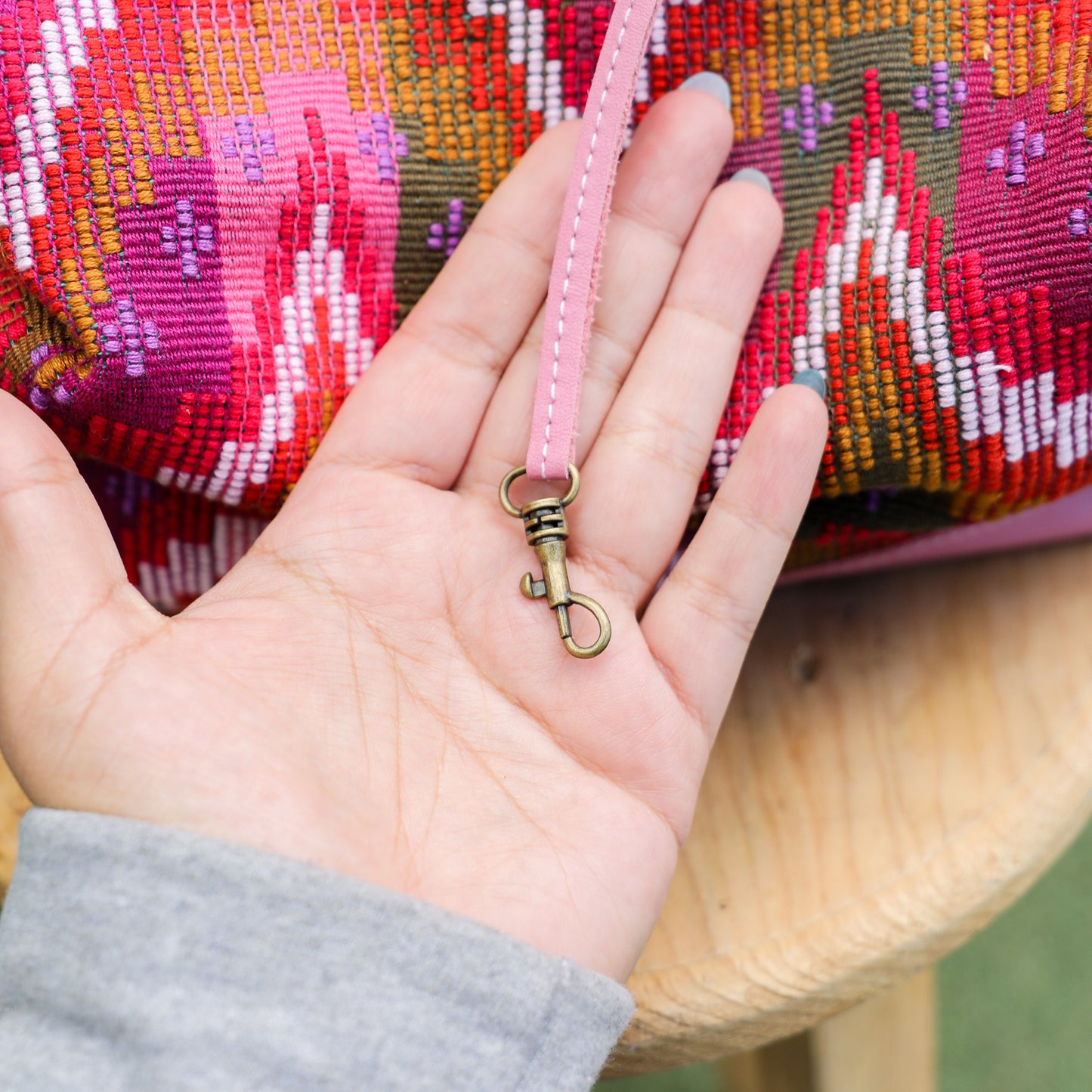 SMALL PENELOPE BAG - H&S MOONS - FLAMINGO - NO. 19376