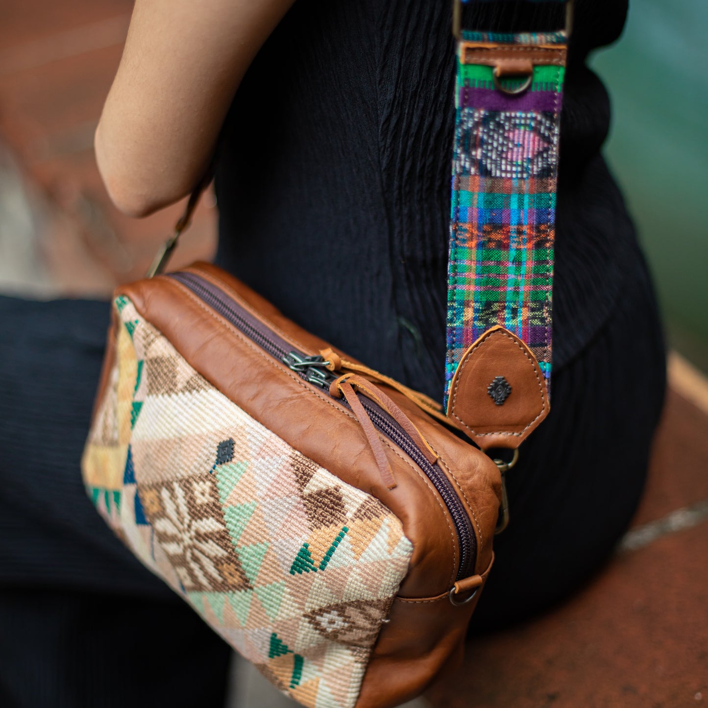 LARGE WANDER SET - OOAK HUIPIL - CAFE - NO. 18233