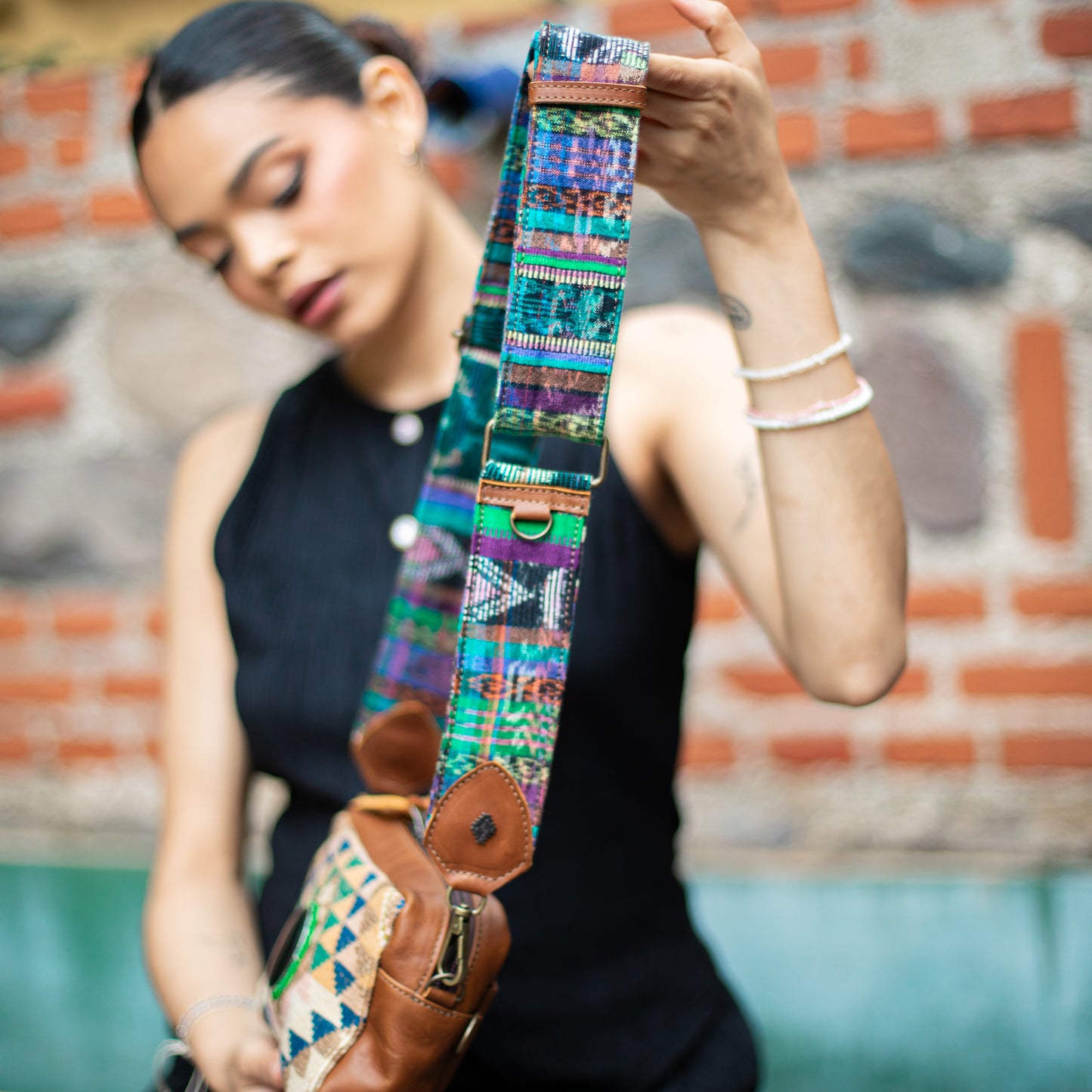 LARGE WANDER SET - JADE - OOAK HUIPIL - CAFE - NO. 18235