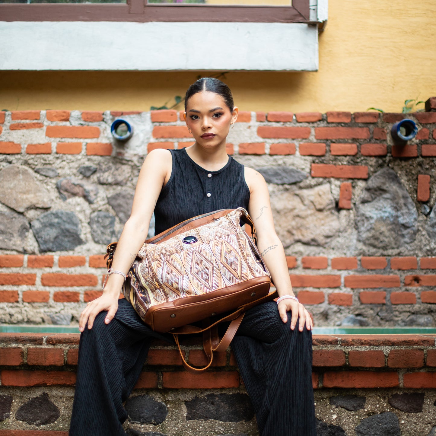 BEATRIZ CDB - JADE - OOAK HUIPIL - CAFE - NO. 18229