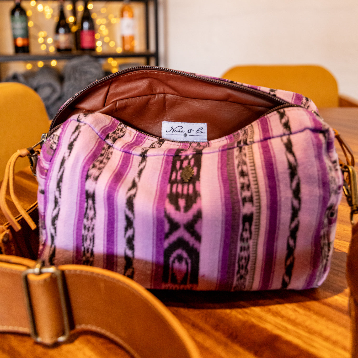 LARGE WANDER CROSSBODY BAG + STRAP SET - CORTE - CAFE - NO. 17963