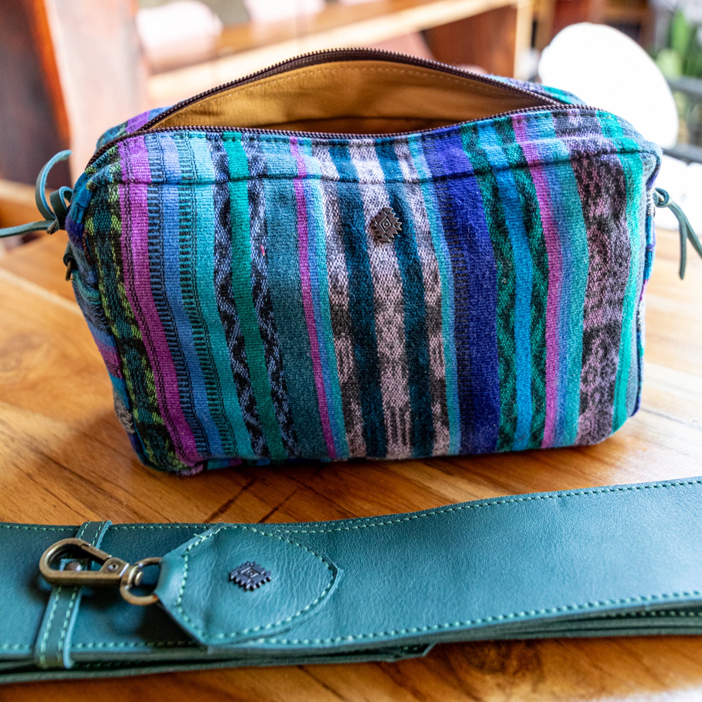 LARGE WANDER CROSSBODY BAG + STRAP SET - CORTE - EVERGLADE - NO. 17977