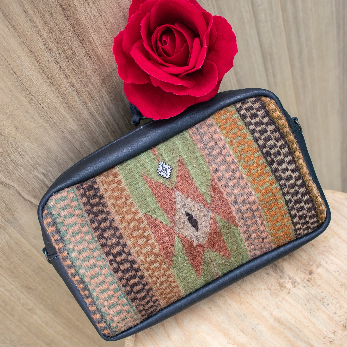 WANDER BAG SET - MEXICO TEXTILE - BLACK - NO. 18849