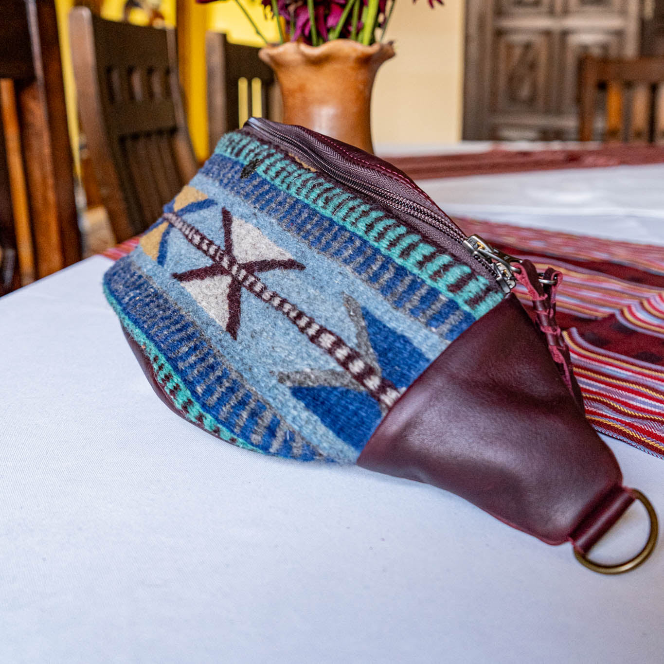 MANNY PACK - MEXICO TEXTILE - VINO TINTO - NO. 15852