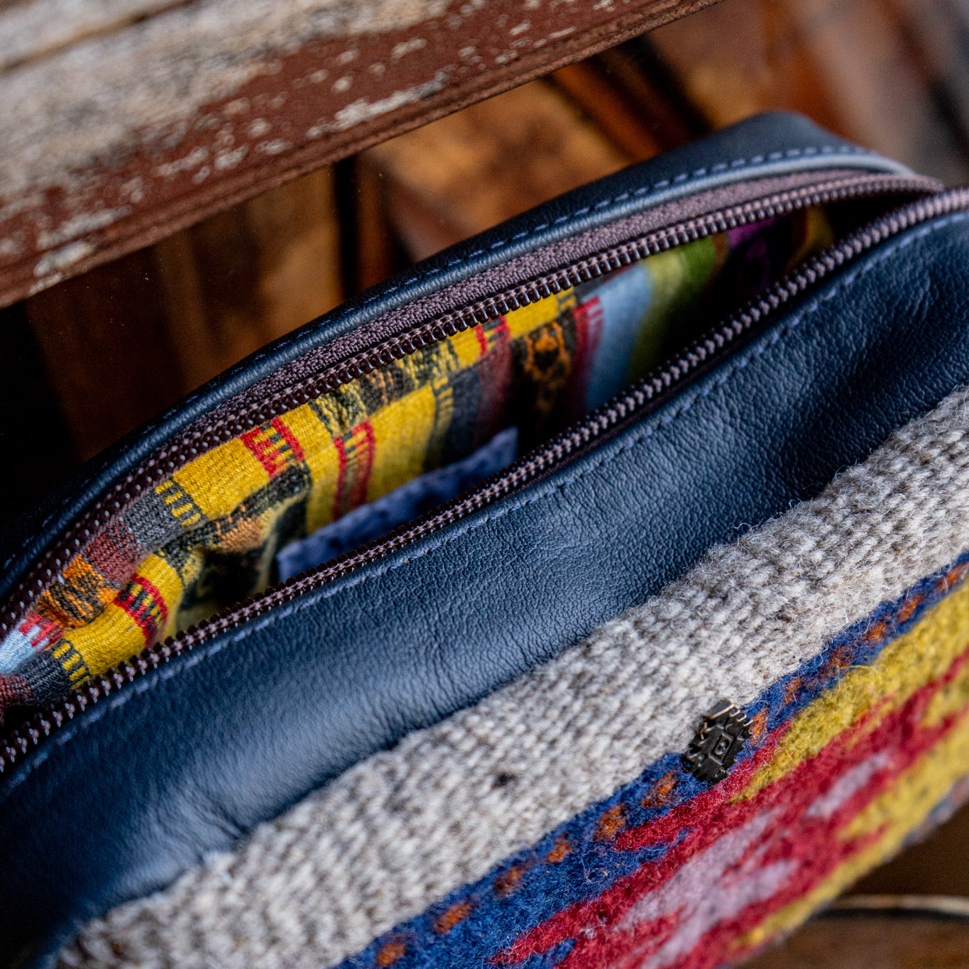 WANDER BAG SET - MEXICO TEXTILE - OXFORD BLUE - NO. 15834