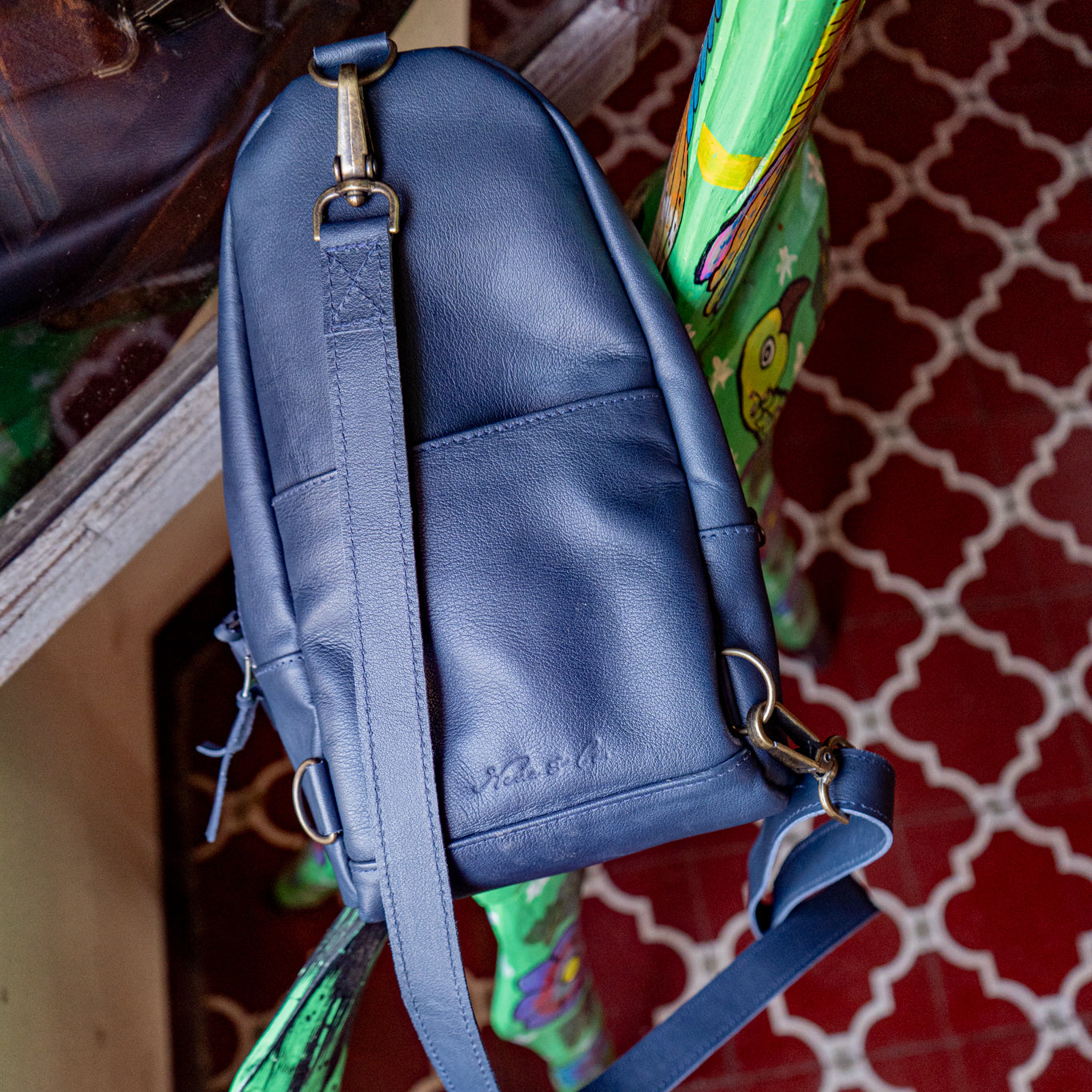 CROSSBODY SLING 2.0 - MEXICO TEXTILE - OXFORD BLUE - NO. 15832