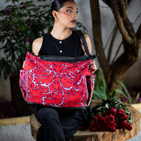 BEATRIZ CDB + DIAMANTE STRAP - OTOMÍ TEXTILE - BLACK - NO. 18194