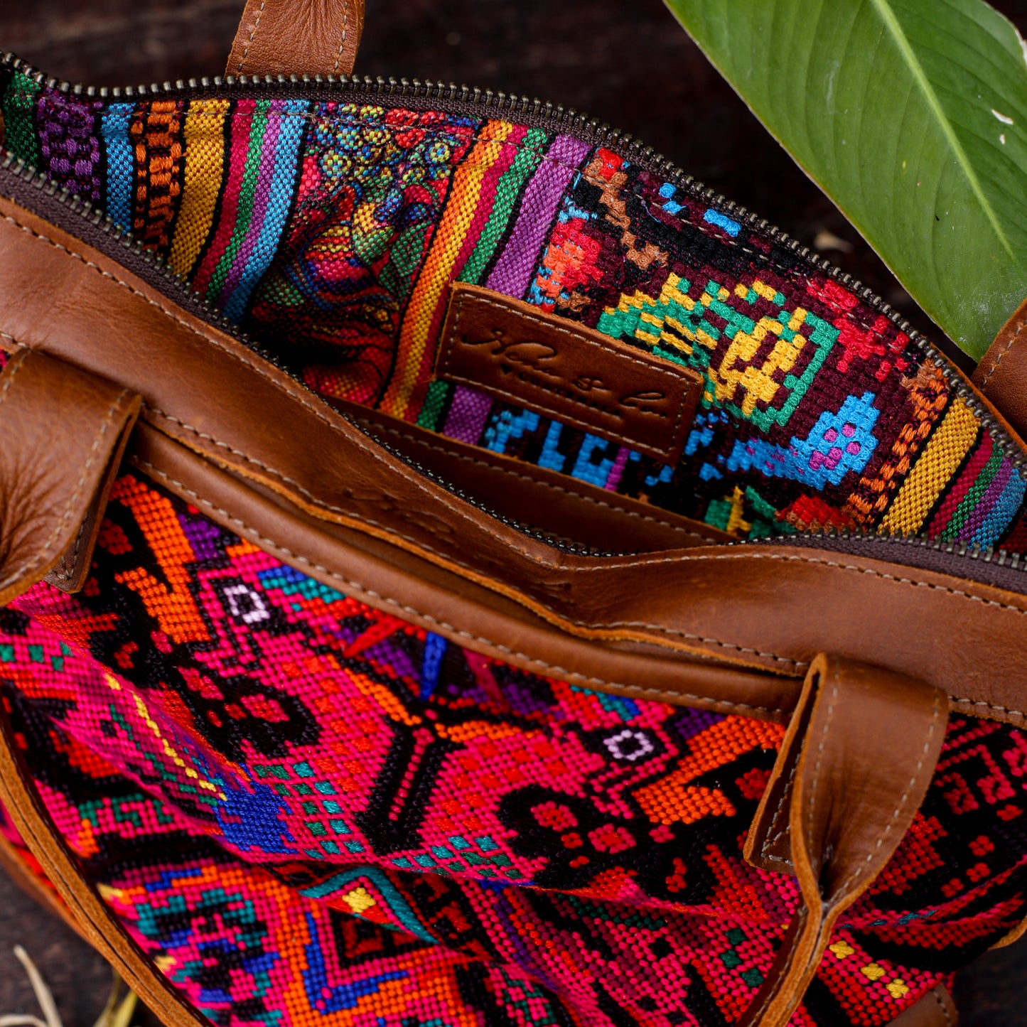 POCKETLESS MINI TPB - OOAK HUIPIL - CAFE - NO. 18678