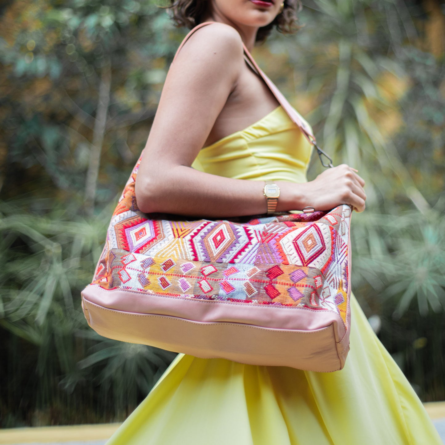PENELOPE BAG - H&S WHEAT - PEACH - NO. 18371