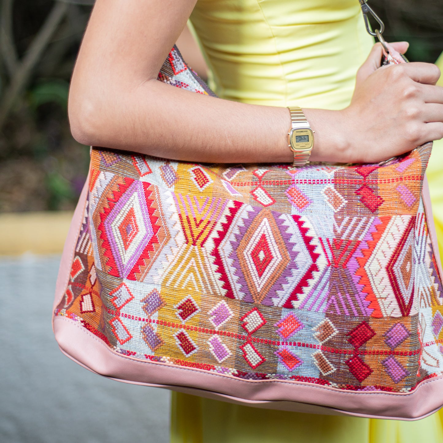 PENELOPE BAG - H&S WHEAT - PEACH - NO. 18371