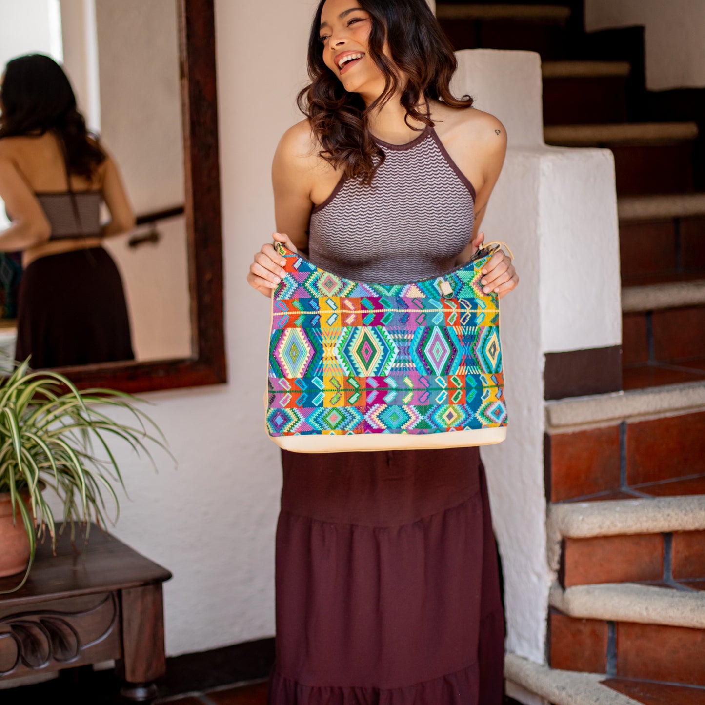 PENELOPE BAG - H&S WHEAT - BUTTER - NO. 18209