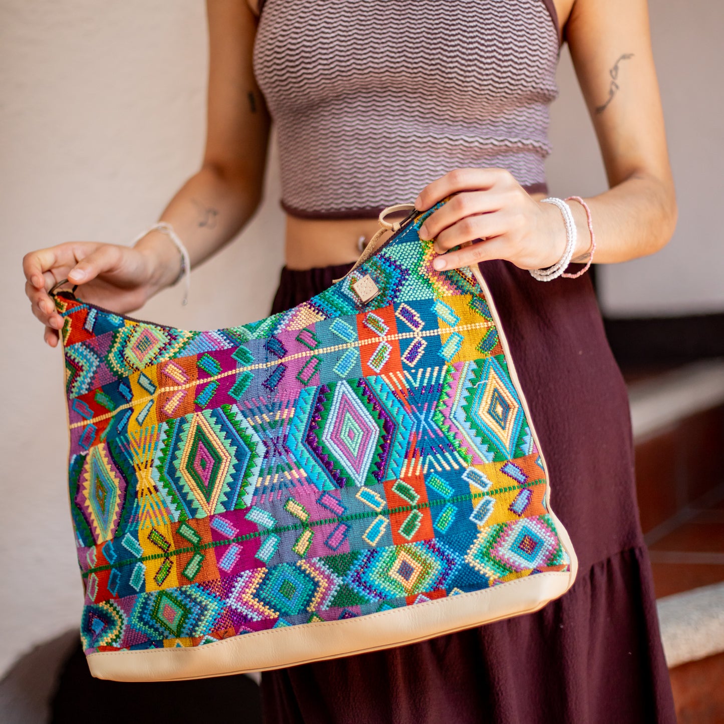 PENELOPE BAG - H&S WHEAT - BUTTER - NO. 18209