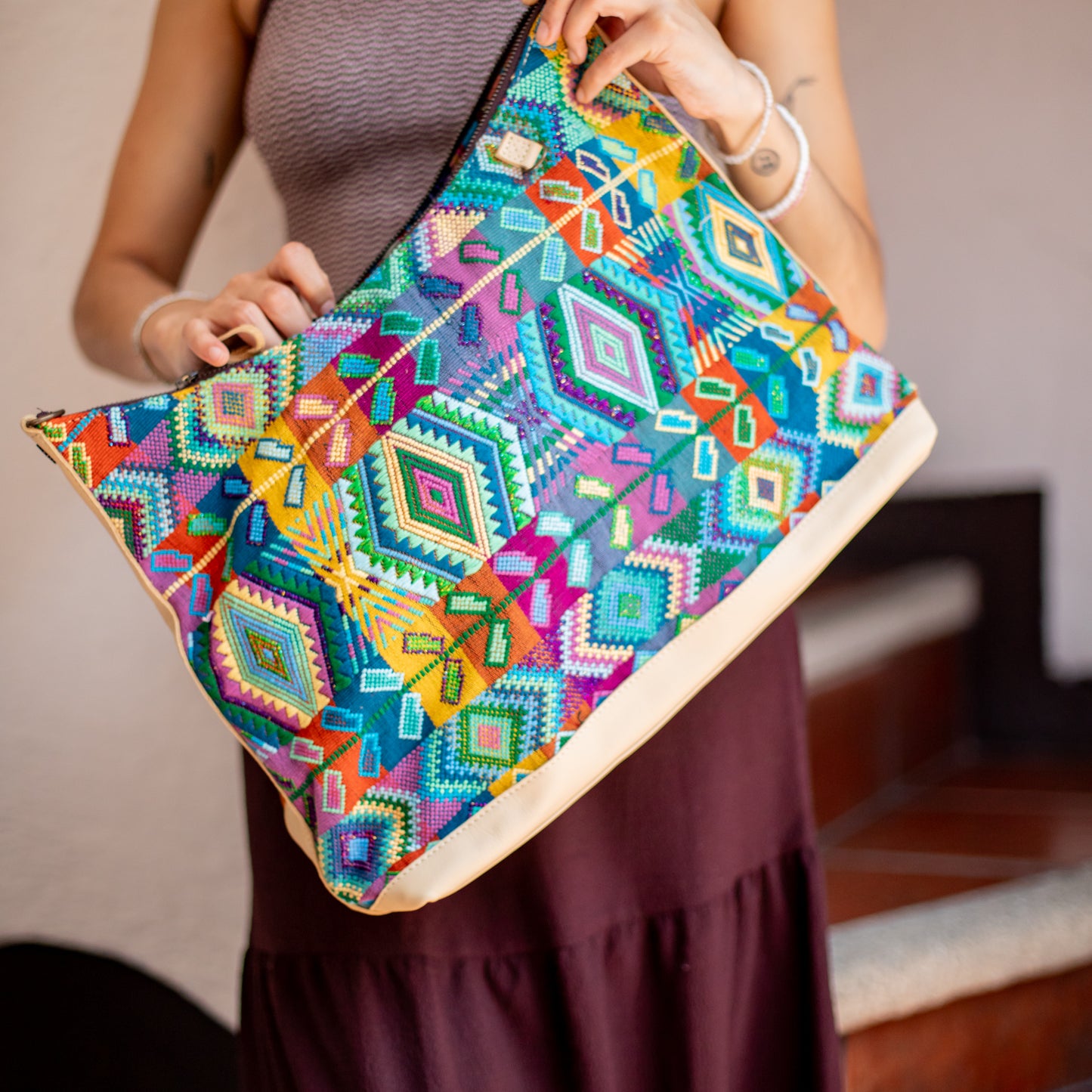 PENELOPE BAG - H&S WHEAT - BUTTER - NO. 18209