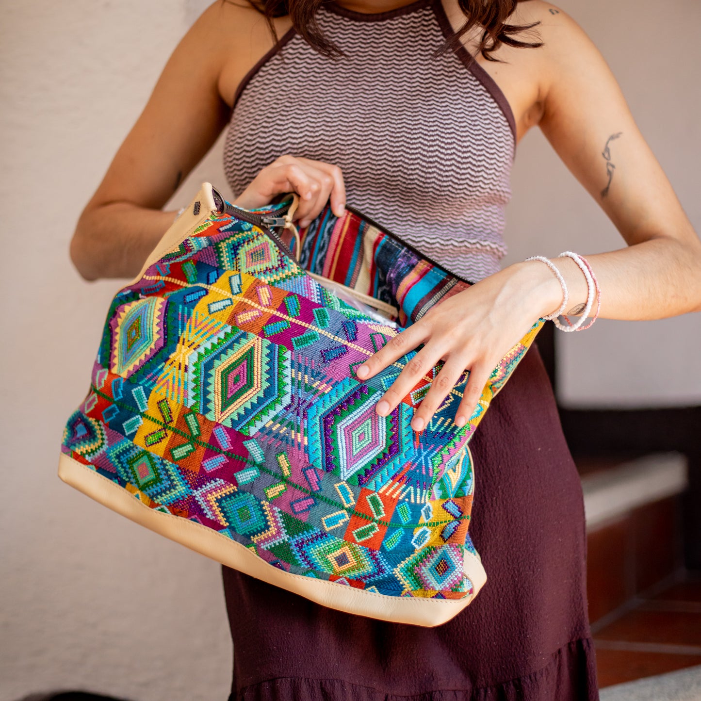 PENELOPE BAG - H&S WHEAT - BUTTER - NO. 18209