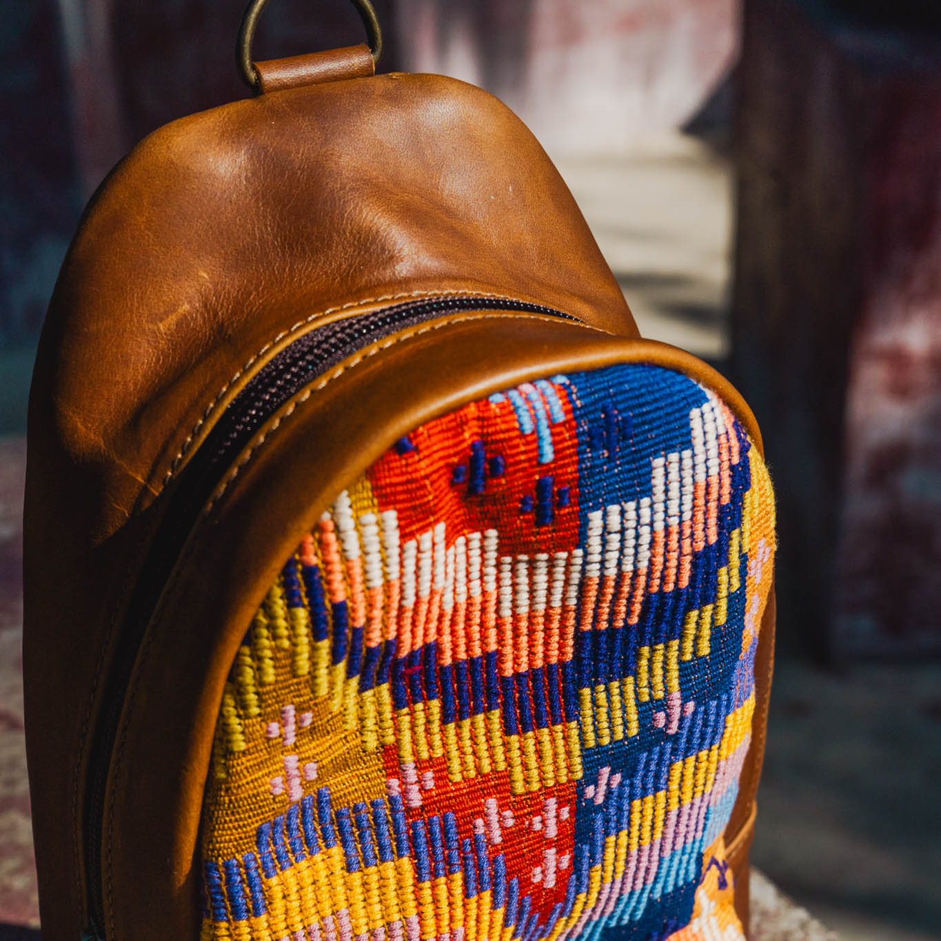 2.0 CROSSBODY SLING - H&S MOONS - CAFE - NO. 15410