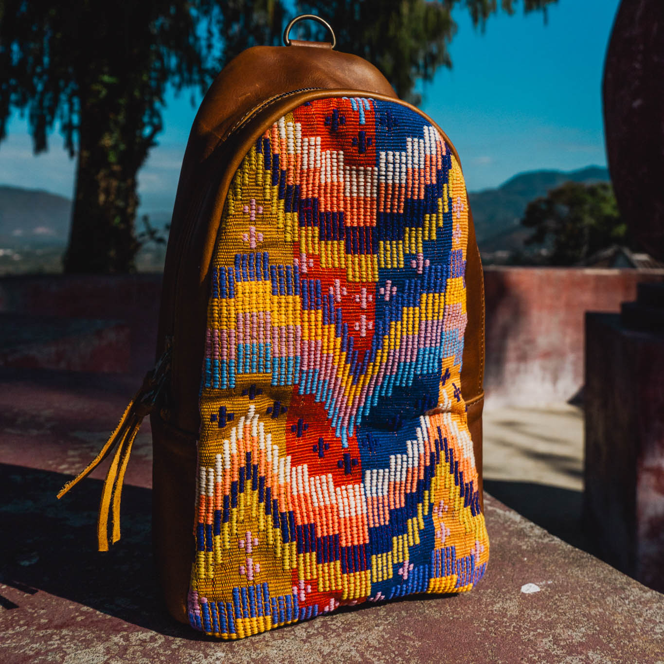 2.0 CROSSBODY SLING - H&S MOONS - CAFE - NO. 15410