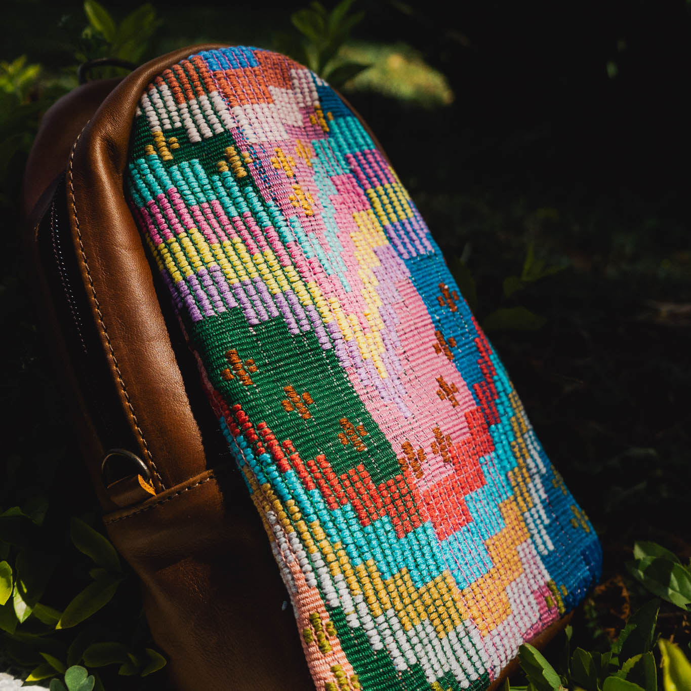 2.0 CROSSBODY SLING - SMALL - H&S MOONS - CAFE - NO. 15435