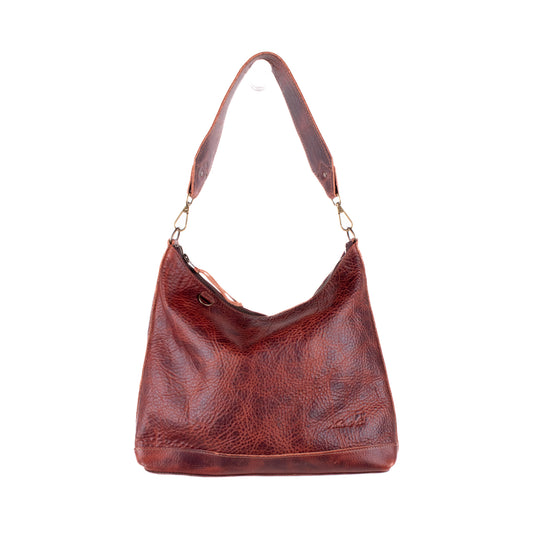 SMALL PENELOPE BAG - FULL LEATHER - COPPER