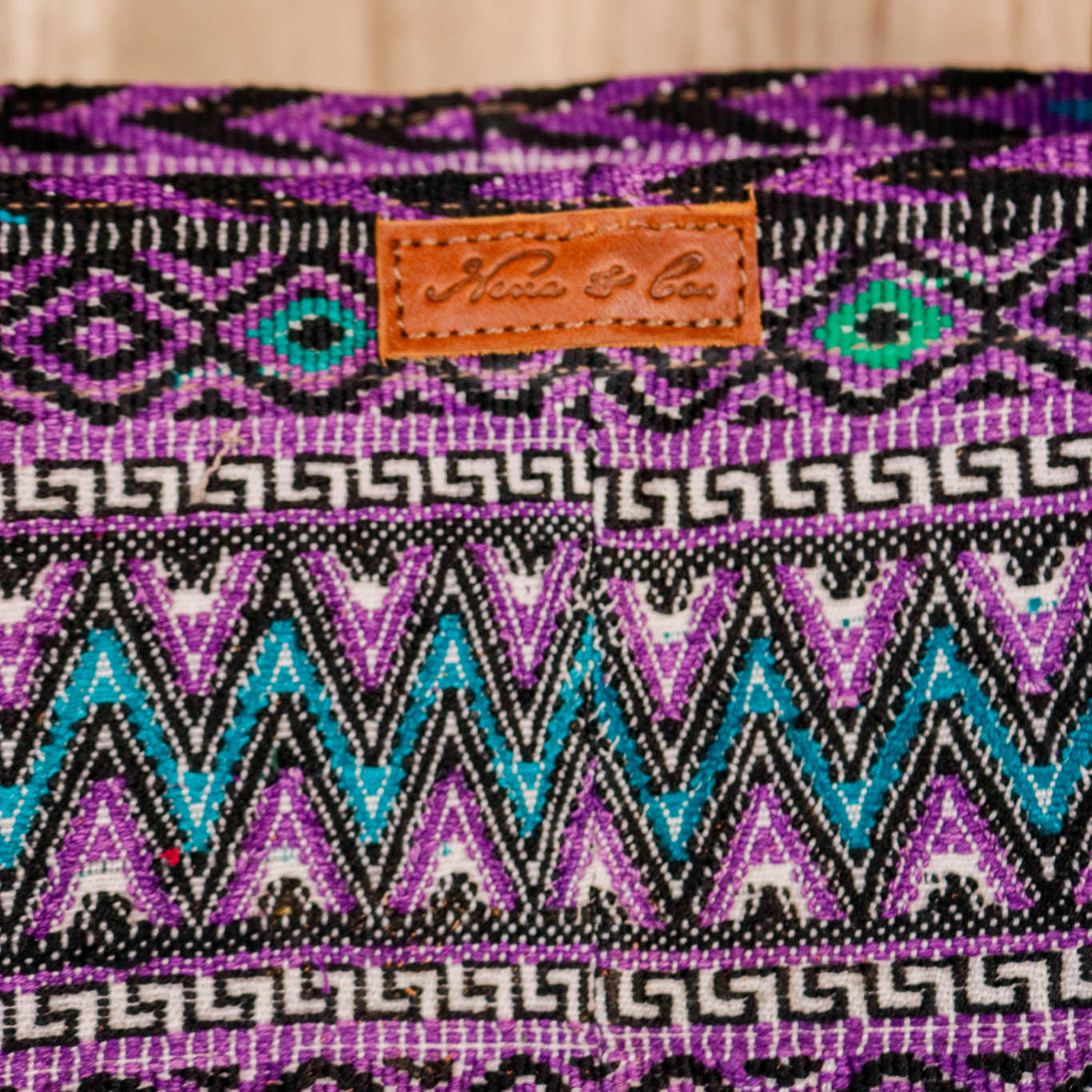 PERFECT TRAVEL TOTE - OOAK HUIPIL - CAFE - NO. 16388