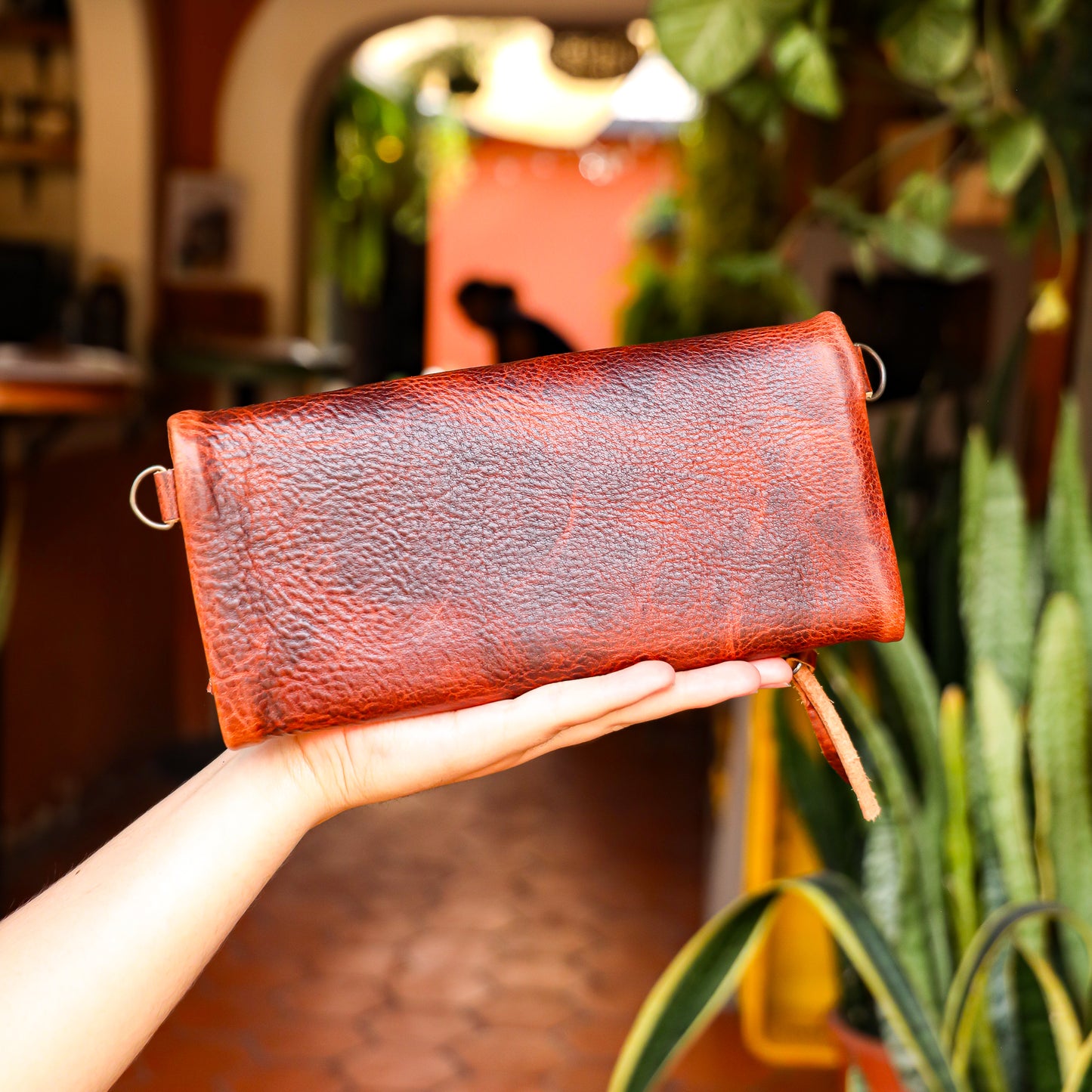 TRI-FOLD WALLET - FULL LEATHER - HONEY